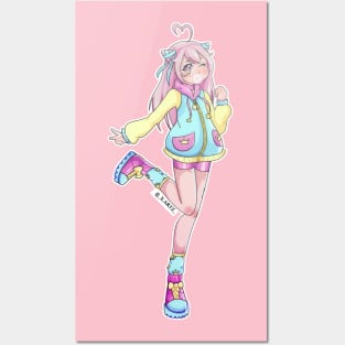 Anime Girl #1 Posters and Art